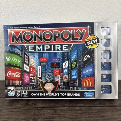 MONOPOLY EMPIRE Silver Edition Board Game 2014 Hasbro - 100% Complete NEW Sealed - Image 1 of 4