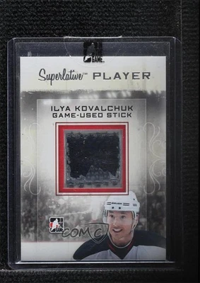 2012-13 ITG Superlative Volume 3 Player Game-Used Stick Silver /9 Ilya Kovalchuk - Image 1 of 2