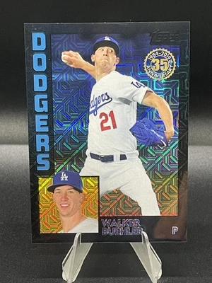 Walker Buehler 2019 Topps Chrome Black Mojo Refractor Card /199 #T84U-20 - Image 1 of 2