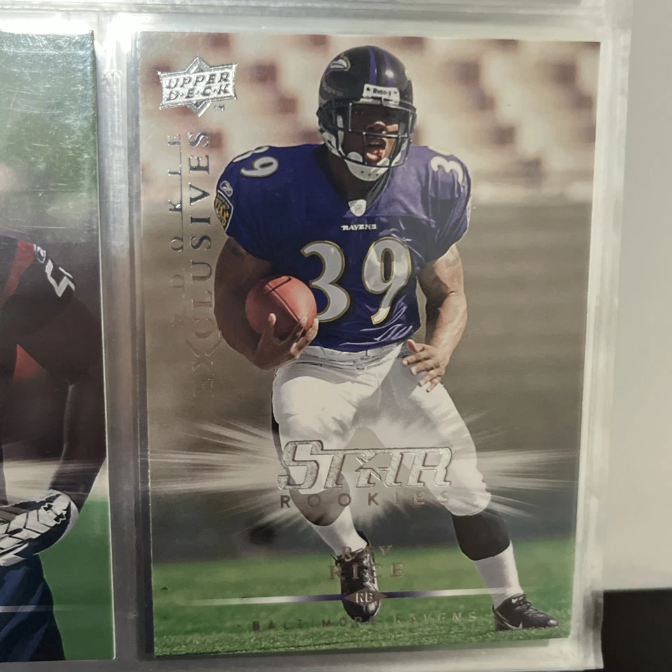2008 Upper Deck Rookie Exclusives - Ray Rice #RE42 (RC) - Image 1 of 1