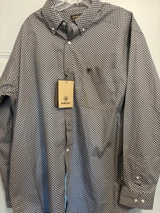 Camisa Ariat Pl Tristan Calce Clásico Gris Talla XL NUEVA CON ETIQUETAS 10065854 Precio de venta sugerido por el fabricante 64,95 - Imagen 1 de 10