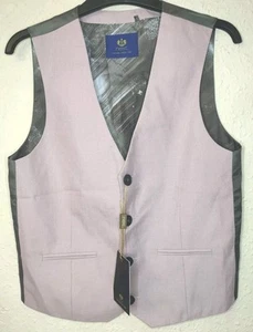 BOYS NEXT GREY 4 BUTTON WAISTCOAT - AGE 10 YEARS - NEW WITH TAGS - Picture 1 of 12