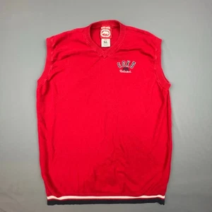 Chaleco Suéter Ecko Unltd Para Hombres XL Rojo Retro Ropa de Calle Bordada - Imagen 1 de 10