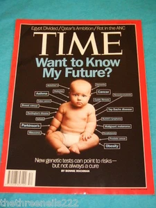 TIME MAGAZINE - TIME MAGAZINE - GENETIC TESTS - DEC 24 2012 - Picture 1 of 1
