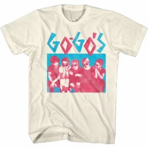 The Go-Go's CM Group Natural Adult T-Shirt - Picture 1 of 2