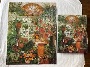 Complete! Springbok 500 Piece Puzzle *Plantasia Plant Green House Flowers Spring - Picture 1 of 9