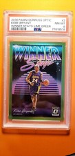 2018-19 Donruss Optic Kobe Bryant Winner Stays #2 Lime Green PSA 8 NM-MT 012/149