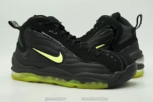 NIKE AIR TOTAL MAX UPTEMPO USADO TALLA 10 NEGRO VOLT DA2339 001 - Imagen 1 de 8