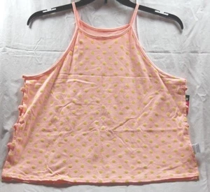 NWT Comfy Joe Boxer Women's Camisole Pink w/Yellow Polka Dots - Picture 1 of 4