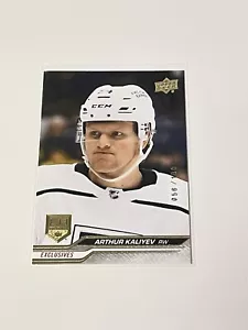 2023-24 Upper Deck Exclusives #85 Arthur Kaliyev /100 **030826 - Picture 1 of 2