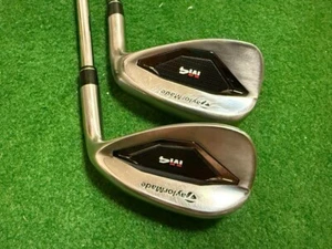 TaylorMade M4 Wedge Set 2 Clubs Aw Sw KBS MAX 85 Stiff Flex - Picture 1 of 6