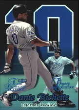 1999 (ROCKIES) Flair Showcase Legacy Collection Row 2 #114 Dante Bichette /99