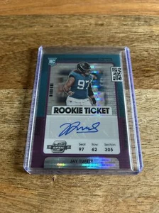Boleto de novato Panini Contenders Optic Jay Tufele 2021 Pulsar automático/21 Jaguars RC - Imagen 1 de 2