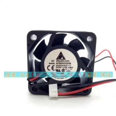 Delta AFB0424SHB 24V 0.18A 4015 40mm Dual Ball Inverter Cooling Fan - Image 1 of 4