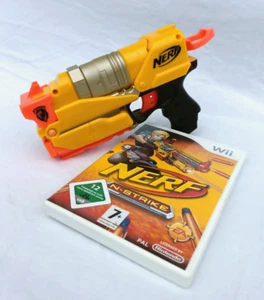 Nerf N-Strike Wii Game + Official Wii Nerf Blaster Gun - Boxed - Tested - Picture 1 of 3