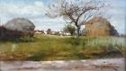 Etienne Prosper Bern-Bellecoure ""Idyl. Village in France"", paintings, painting