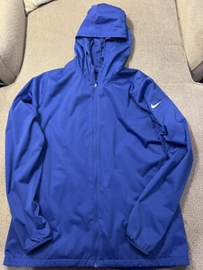 NIKE GOLF SHIELD FULL ZIP WIND JACKET BLUE 726154-512 WOMENS Large - Picture 1 of 1