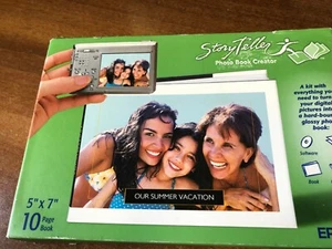 (1) Storyteller Photo Book Creator Opened Box Epson 5"X7" 10 Page - Picture 1 of 9