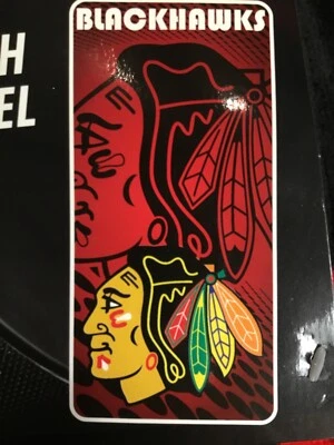 Toalha de praia Chicago Blackhawks NHL algodão 28”x58” NOVA - Imagem 1 de 4