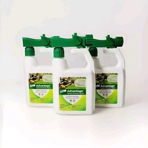 Flea Tick Yard Spray 32oz (3 PACK 96oz Total) Ready To Use With Nozzles - Picture 1 of 3