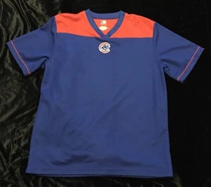 Chicago Cubs Pullover Jersey T-Shirt MENS Large - Picture 1 of 3