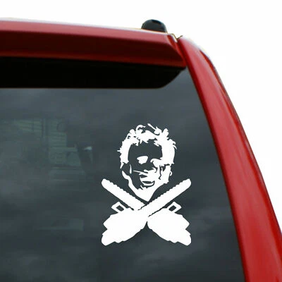TEXAS CHAINSAW HORROR Vinyl Decal -Sticker for Car Truck SUV Bumper Wall Decor  - Image 1 of 3
