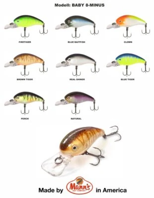 Quantum Wobbler Made by Mann's - BABY 8-MINUS Schlepp-Wobbler Schleppköder Hecht - Bild 1 von 4