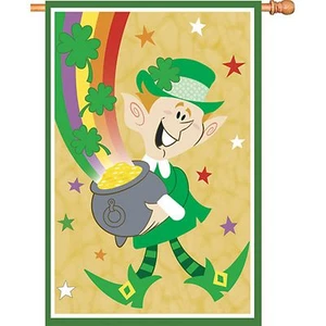 Leprechaun Brilliance Jardín Talla Bandera PR 51614 - Imagen 1 de 1