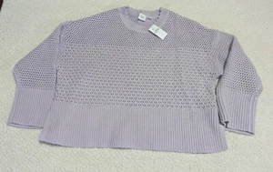 NWT Gap Kids Medium Orchid Petal Knit Sweater - Picture 1 of 11