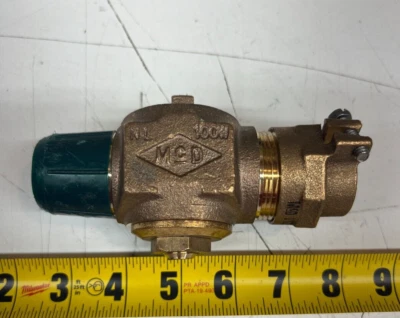 1" AY McDonald Plug Corp AWWA x CTS Pack Joint Lead Free Brass 74701-22 5141-130 - Image 1 of 2
