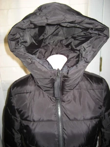 H&M Premium POLIÉSTER Acolchado Abrigo Largo Chaqueta Capucha Talla 4  - Imagen 1 de 6