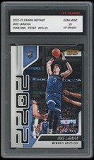 JAKE LARAVIA 2022-23 PANINI INSTANT YEAR ONE 1ST GRADED 10 NBA ROOKIE CARD RC