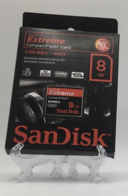 Sandisk 8 GB Extreme CompactFlash Card UDMA 60MB/s 400x Speed (SDCFX-008G-A61) - Image 1 of 2