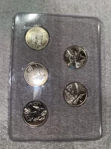 2008-D MINTED SET OF FIVE BRILLIANT US STATE QUARTERS - Picture 1 of 2