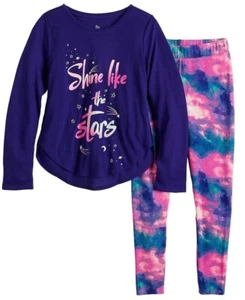 SO Shine Like The Stars girls 16 3-PC pjs pajamas set top pants socks NWT $34 - Picture 1 of 2