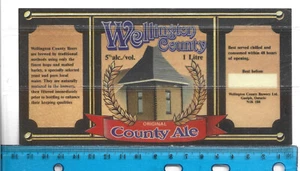 KANADA WELLINGTON COUNTY ALE BIER LAGER ETIKETTEN - Bild 1 von 1