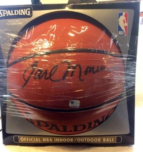 Earl Monroe Signed NBA Spalding I/O Basketball dual cert PSA & Global - Picture 1 of 4