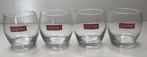 Dubonnet French Set Of 4 Pop Art Deco Wine Glasses - Picture 1 of 10