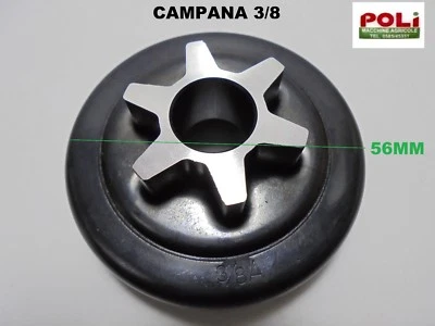 SHINDAIWA ECHO SHINDAIWA MOTOSEGA 280TS ECHO CS-280TES CAMPANA ORIGINALE PASSO 3/8 DIAM 56MM