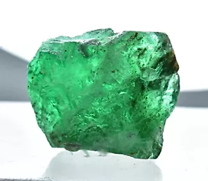 Cristal parcial esmeralda natural de Swat Pakistán 5 quilates - Imagen 1 de 5