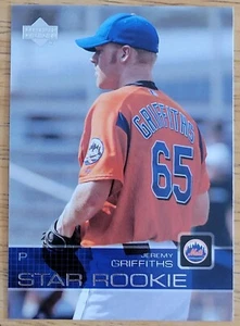 2003 Upper Deck Jeremy Griffiths tarjeta de novato estrella (Mets de Nueva York) #521 - Imagen 1 de 2