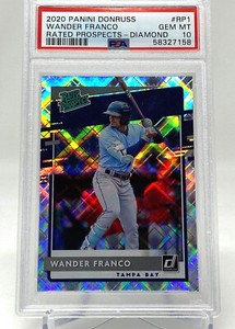 2020 Donruss Wander Franco Rated Prospects ROOKIE DIAMOND ~ PSA 10 ~ POP 12