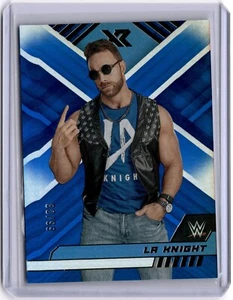 LA Knight 2023 Panini Chronicles XR WWE Blue #300 Smackdown #80/99 - Picture 1 of 2