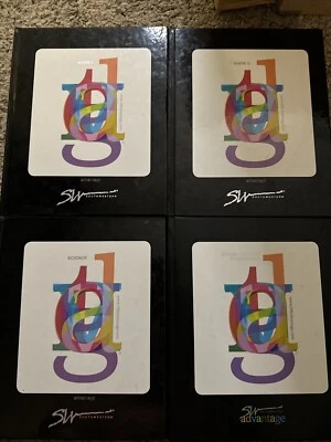 SOUTHWESTERN SW ADVANTAGE 4 BOOK SET MATH I & II, SCIENCE, SOCIAL STUDIES & LANG - Image 1 of 4