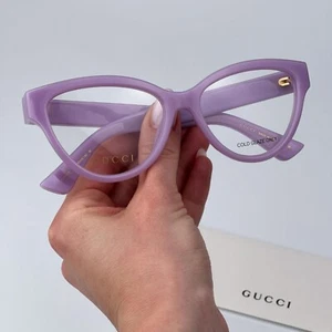 Gucci Damen Brille Violett Demo Cat Eye GG1581O 004 BRANDNEU - Bild 1 von 9