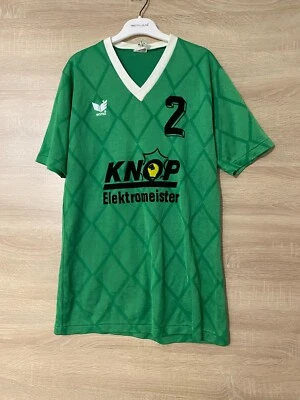 Vintage Erima Fußballtrikot #2 KNOP Sponsor Made in Western Germany Retro Trikot - Bild 1 von 4