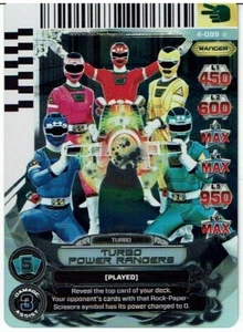 POWER RANGERS LEGENDS UNITE SUPER RARO HOLOFOIL 4-099 TURBO POWER RANGERS ex - Imagen 1 de 1