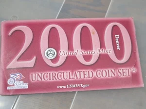 Juego de monedas sin circular Denver 2000 Estados Unidos como nuevo sobre rasgado - Imagen 1 de 14
