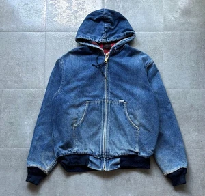Chaqueta Carhartt 80s USAMade Carhartt Denim Active Talla Pequeña Forro a Cua... - Imagen 1 de 24