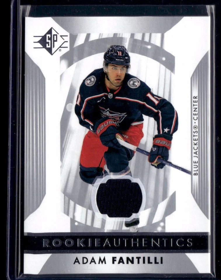 2023-24 SP Hockey - Rookie Authentics Jersey - 107 Adam Fantilli, Columbus NM - Image 1 of 2